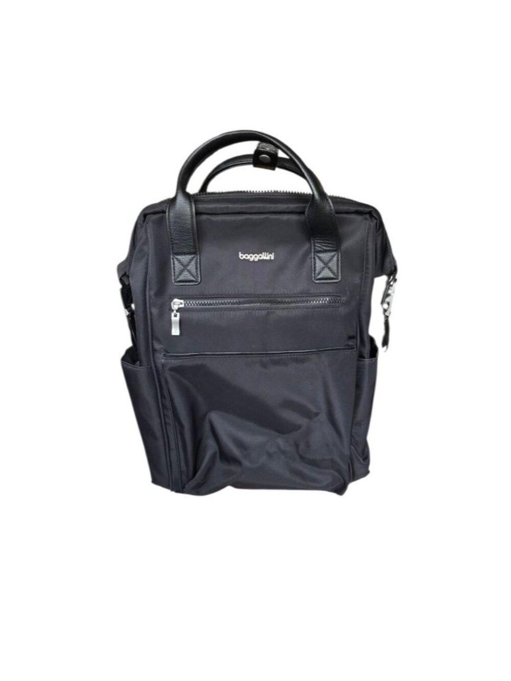 Baggallini Women Commuter Laptop Backpack RFID Black Travel